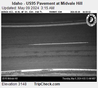 Idaho - US95 Pavement at Midvale Hill
